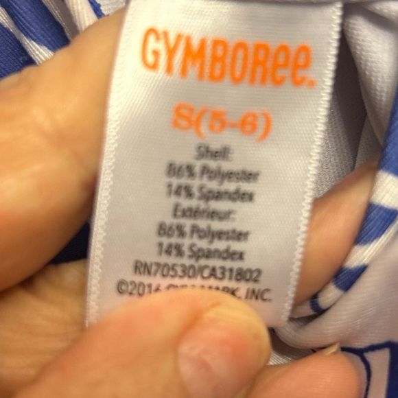 ♥️ k 7Gymboree Floral Bathing suit 5-6 - Picture 2 of 3